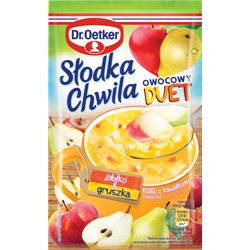 DR.OETKER KISIEL DUET SŁODKA CHWILA JABŁKO GRUSZKA 31,5G