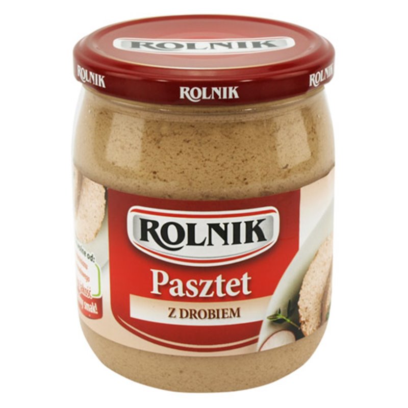 ROLNIK PASZTET Z DROBIEM SŁOIK 540ml/480g