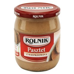 ROLNIK PASZTET WIEPRZOWY SŁOIK 480g