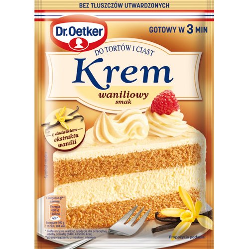 DR.OETKER KREM DO TORTÓW WANILIOWY 105g