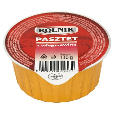 ROLNIK PASZTET WIEPRZOWY 130g