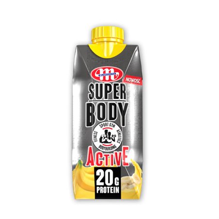 MLEKOVITA NAPÓJ PROTEIN SUPER BODY BANNAN 350g
