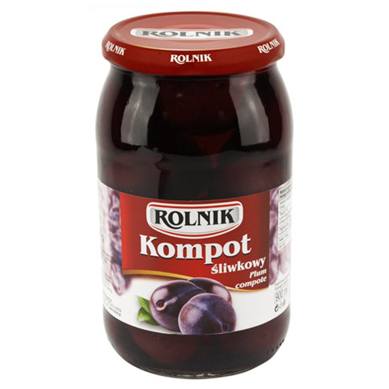 ROLNIK KOMPOT ŚLIWKOWY 900ml/900g
