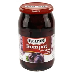ROLNIK KOMPOT ŚLIWKOWY 900ml/900g