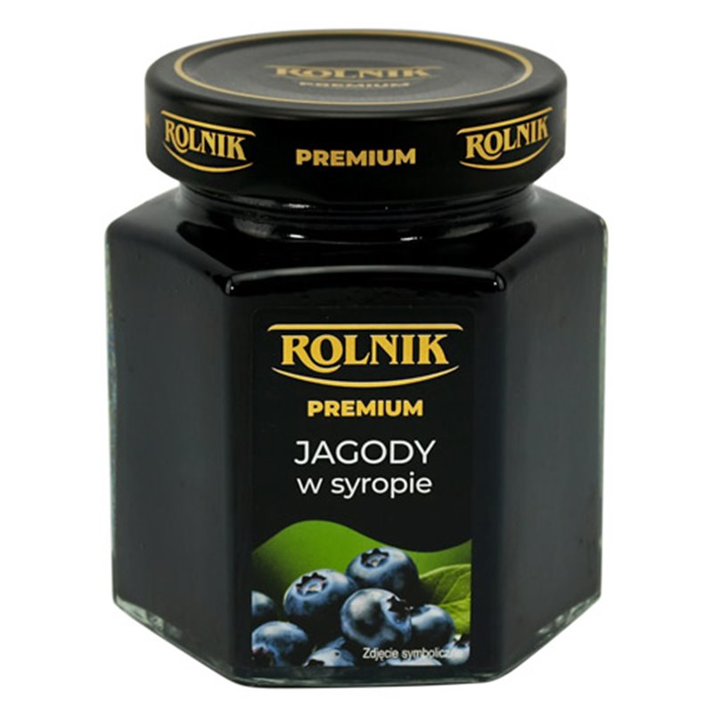 ROLNIK JAGODA W SYROPIE PREMIUM 314ml/320g