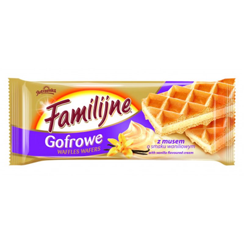 JUTRZENKA WAFLE FAMILIJNE WANILIOWE 130g