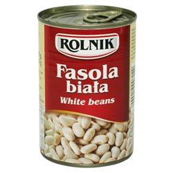 ROLNIK FASOLA BIAŁA KONSERWOWA 400g/425ml