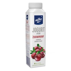 MLEKPOL JOGURT PITNY MILKO ŻURAWINA 330g