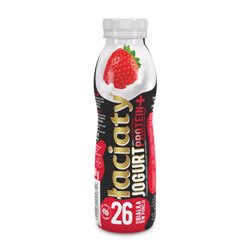 MLEKPOL NAPÓJ ŁACIATY PROTEINOWY 26G TRUSKAWKA 360g