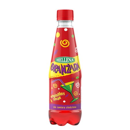 HELLENA NAPÓJ ORANŻADA CZERWONA 20% SOKU PLASTIK 400ml