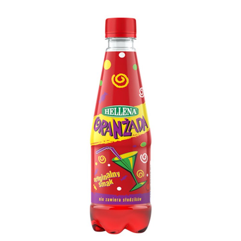 HELLENA NAPÓJ ORANŻADA CZERWONA 20% SOKU PLASTIK 400ml