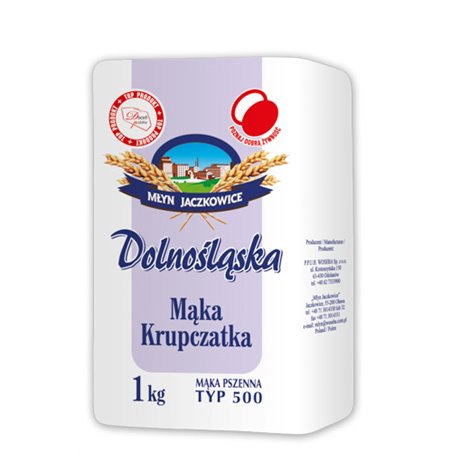 MŁYN JACZKOWICE DOLNOŚLĄSKA MĄKA KRUPCZATKA 1kg