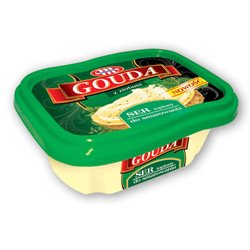 MLEKOVITA SER TOPIONY KUBEK GOUDA Z ZIOŁAMI 150g
