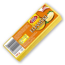 MLEKOVITA SER TOPIONY KOSTKA EDAMSKI 100g