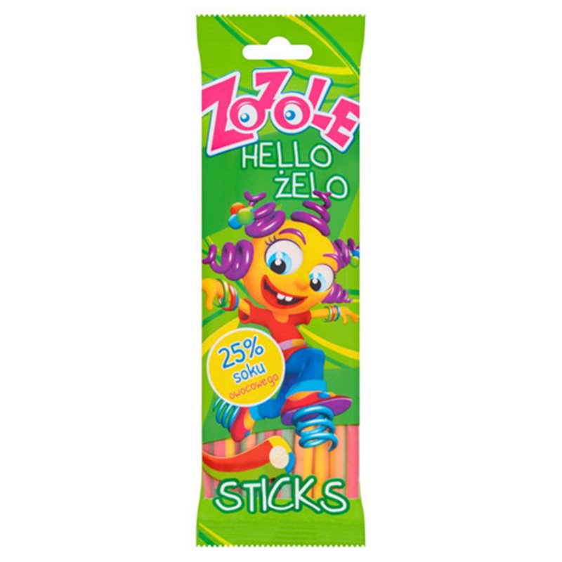 MIESZKO ŻELKI ZOZOLE STICKS 75g