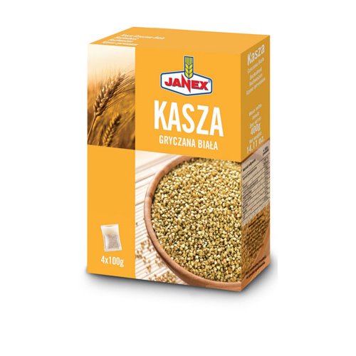 JANEX KASZA GRYCZANA BIAŁA 4x100g 400g