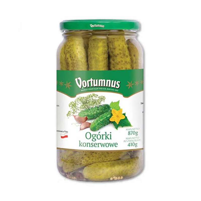 VORTUMNUS OGÓRKI KONSERWOWE 870g