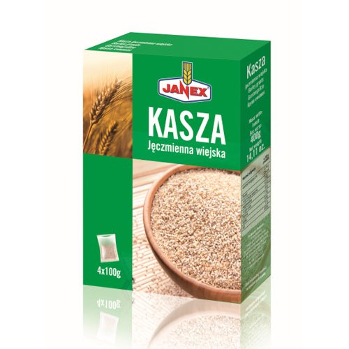 JANEX KASZA JĘCZMIENNA WIEJSKA 4x100g 400g