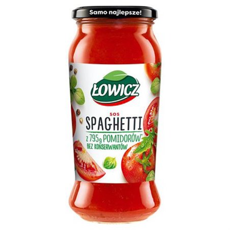 ŁOWICZ DANIE SOS SPAGETTI 500g