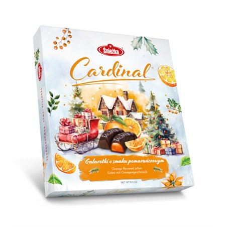 ŚNIEŻKA CZEKOLADKI CARDINAL GALARETKI POMARAŃCZOWE 180g