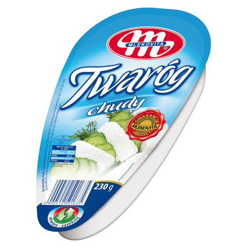 MLEKOVITA SER TWARÓG KLINEK CHUDY 0,2% 230g