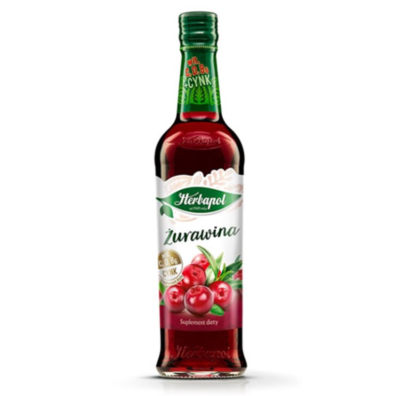 HERBAPOL SYROP ŻURAWINA 420ML