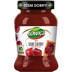 ŁOWICZ DŻEM DUŻY WIŚNIA 450g