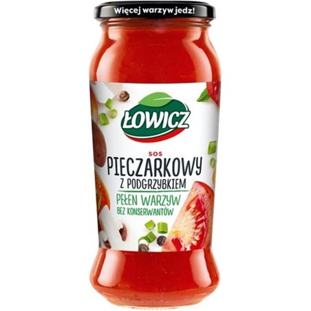 ŁOWICZ DANIE SOS PIECZARKOWY Z PODGRZYBKIEM 500g