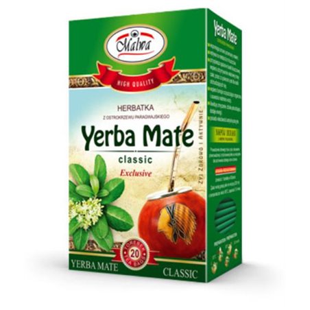 MALWA HERBATA YERBA MATE EXCLUSIVE CLASSIC 20x2g 40g