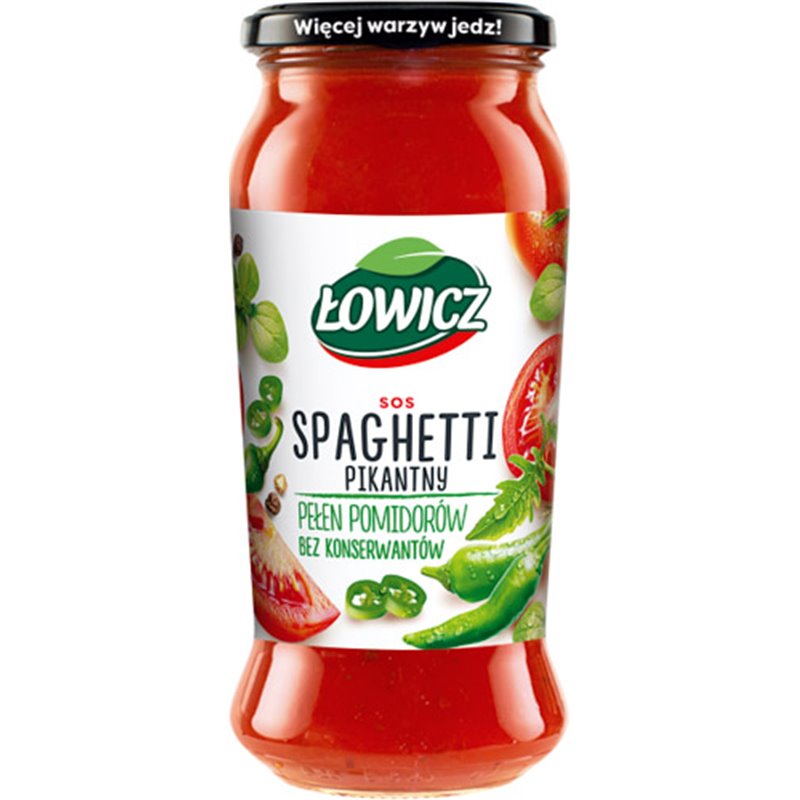 ŁOWICZ DANIE SOS SPAGETTI PIKANTNY 500g