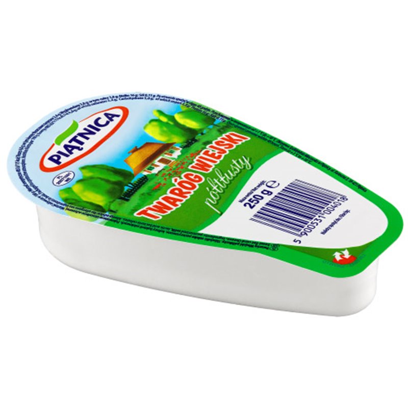 PIĄTNICA SER TWARÓG PÓŁTŁUSTY 4% 250g