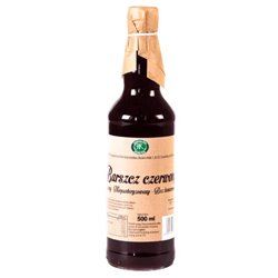 KUTY ZUPA BARSZCZ CZERWONY KISZONY SZKŁO 500ml