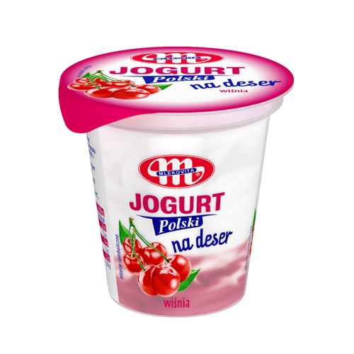 MLEKOVITA JOGURT DESER WIŚNIA 125g