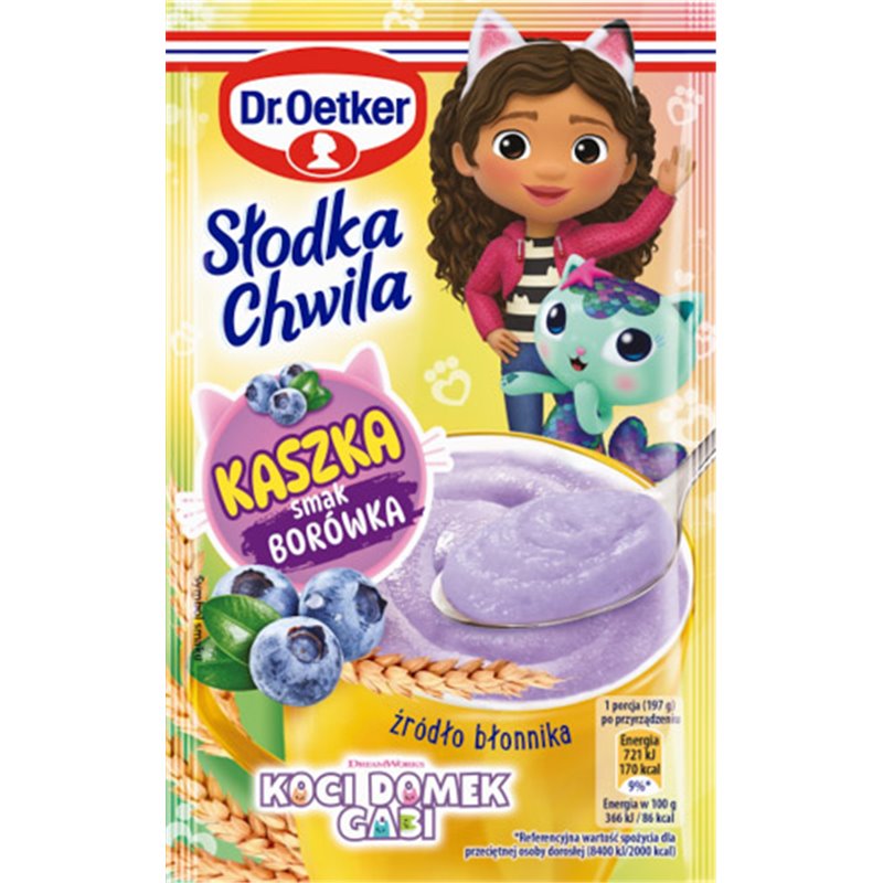 DR.OETKER KASZ MANNA SŁODKA CHWILA BORÓWKOWA 47G