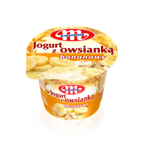 MLEKOVITA JOGURT OWSIANKA BANANOWA 180g
