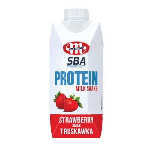 MLEKOVITA NAPÓJ PROTEIN SBA TRUSKAWKA 350g