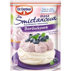 DR.OETKER MASA ŚMIETANKOWA BORÓWKOWA Z OWOCAMI 65g