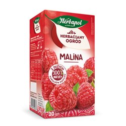 HERBAPOL HERBATA HERBACIANY OGRÓD MALINA 20x2,7g 54g