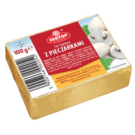 SERTOP SER TOPIONY KOSTKA Z PIECZARKAMI 100g