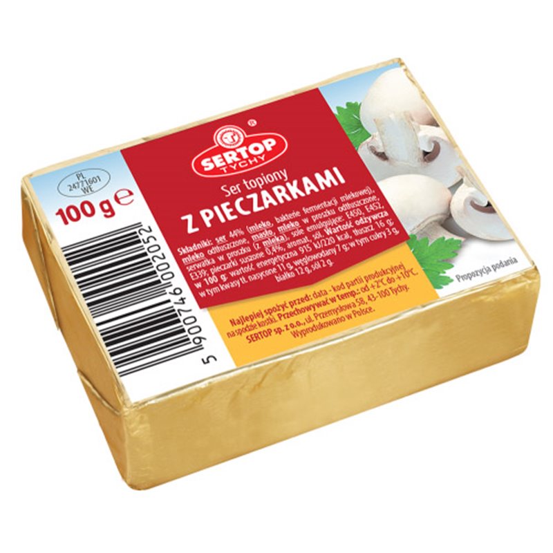 SERTOP SER TOPIONY KOSTKA Z PIECZARKAMI 100g