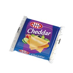 MLEKOVITA SER TOPIONY PLASTRY CHEDDAR 130g
