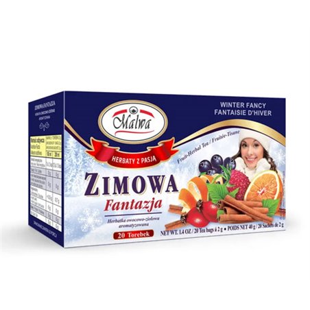 MALWA HERBATA ZIMOWA FANTAZJA 20x2g 40g