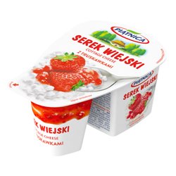 PIĄTNICA SEREK WIEJSKI Z TRUSKAWKAMI 150g