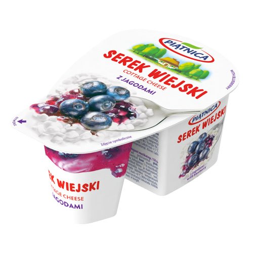 PIĄTNICA SEREK WIEJSKI Z JAGODAMI 150g