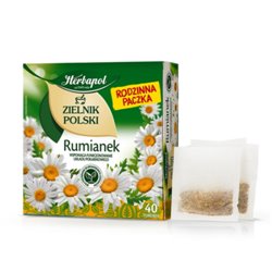 HERBAPOL HERBATA ZIOŁOWA RUMIANEK RODZINNA 40x2g 80g