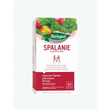 HERBAPOL HERBATA ZIOŁOWA SPALANIE 20x2g 40g