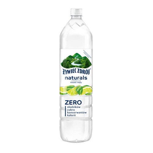 ŻYWIEC ZDRÓJ WODA LIMONKA I MIĘTA BEZ CUKRU N/GAZ. 1,2L