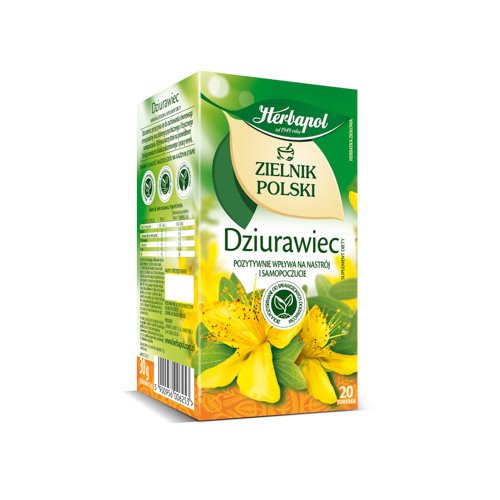 HERBAPOL HERBATA ZIOŁOWA DZIURAWIEC 20x2g 40g