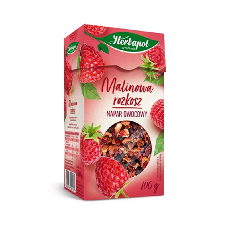 HERBAPOL HERBATA NAPAR MALINOWA ROZKOSZ 100g