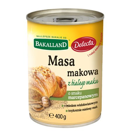 BAKALLAND MASA MAKOWA BIAŁA 400g
